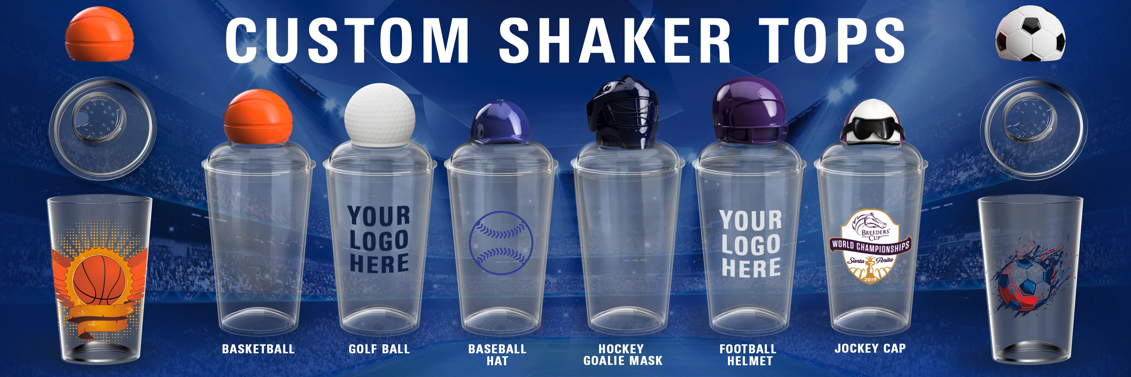 custom lid shakers