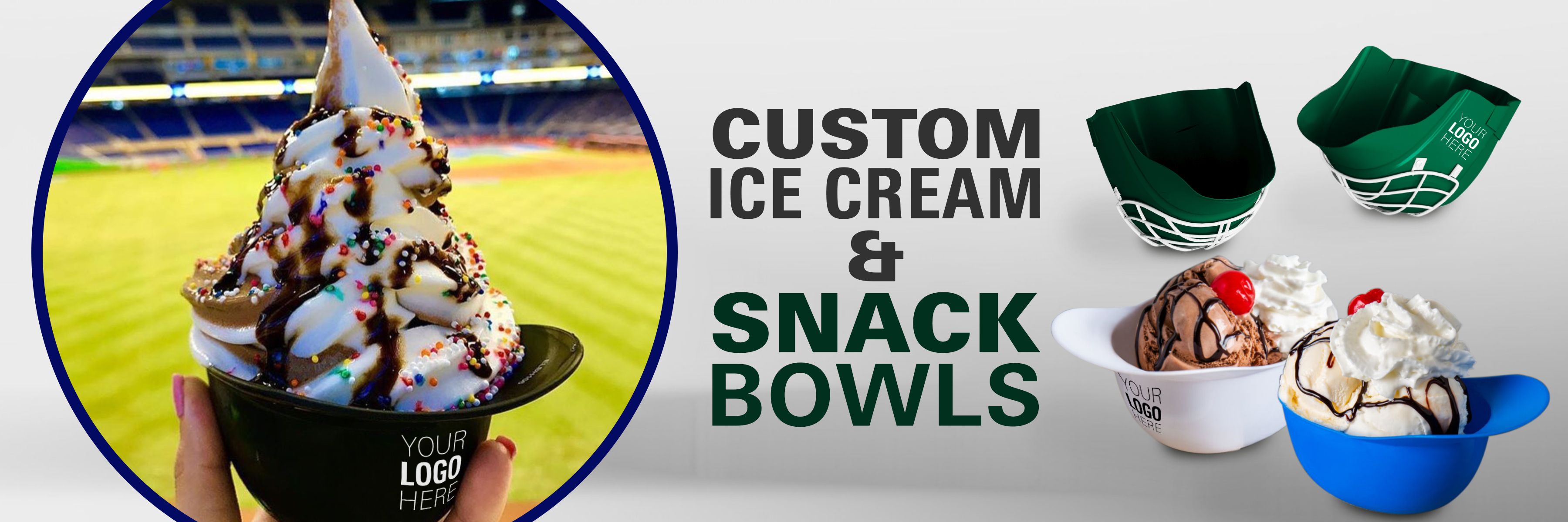 Custom Ice Cream & Snack Bowl  Packaging - Custom Branded Products - RP &  Associates