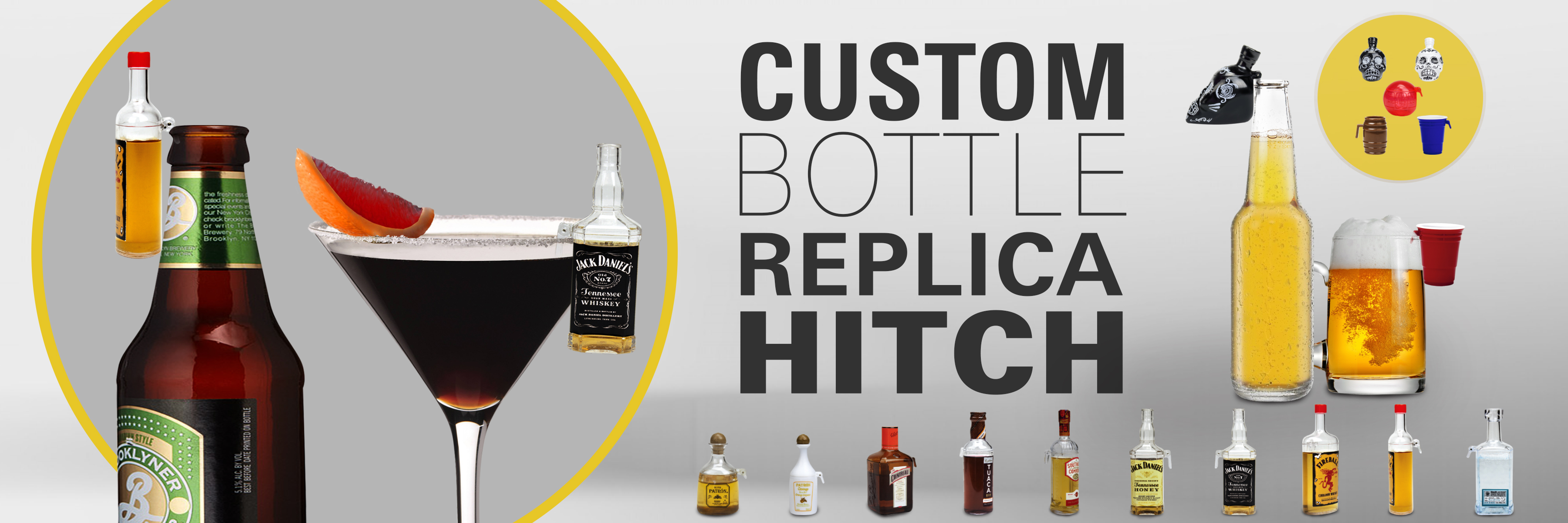 custom bottle replica hitch