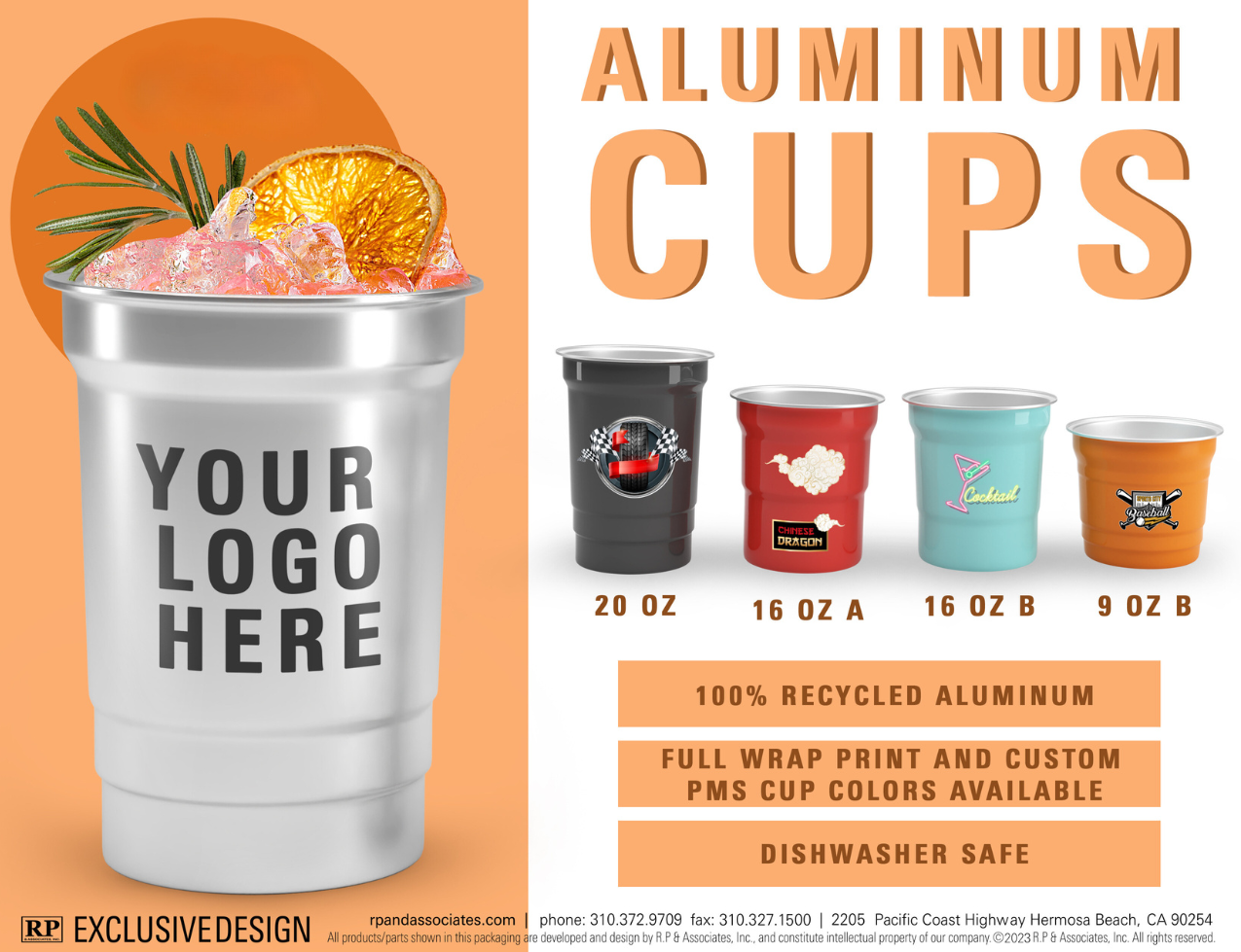 aluminum cups