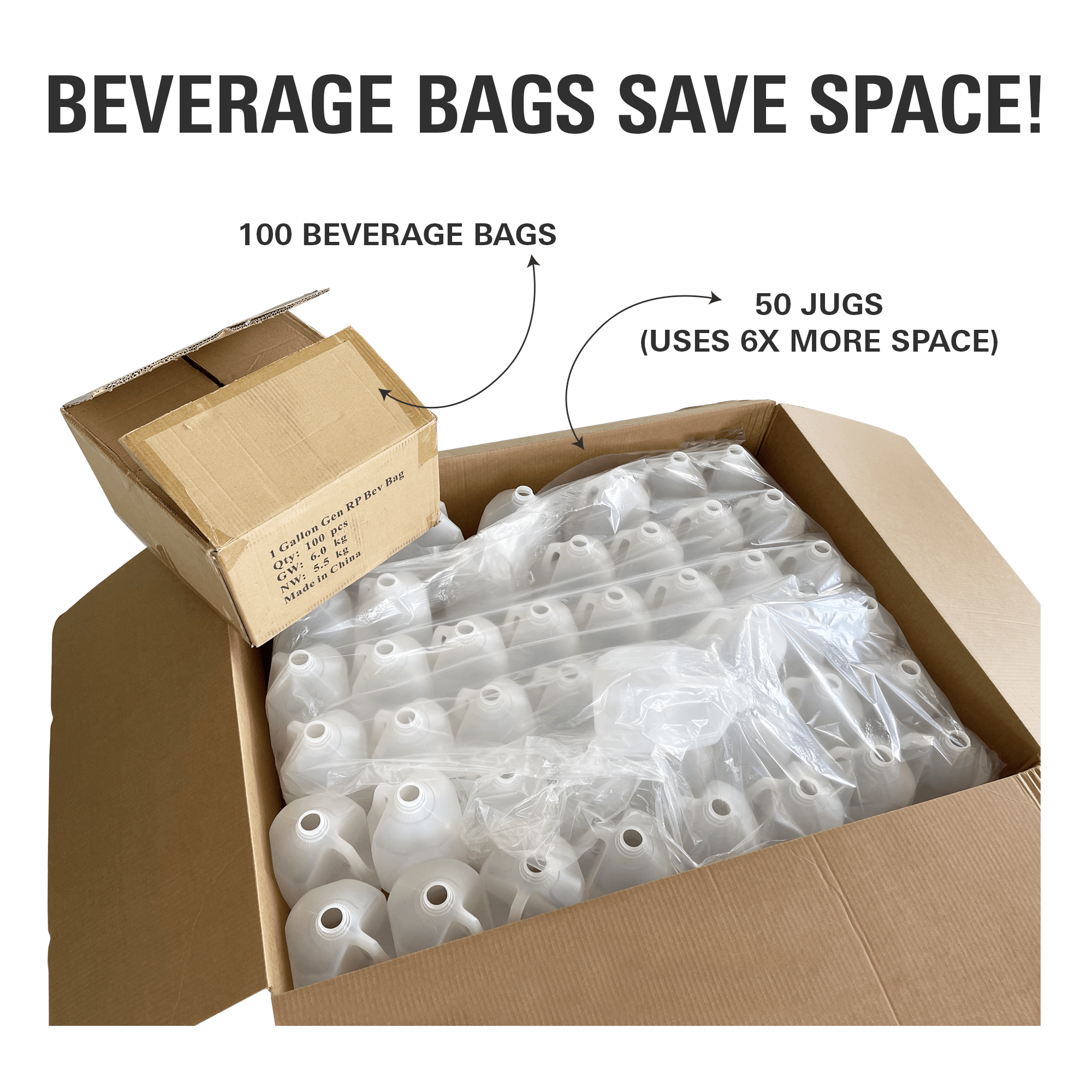 Beverage Bag 1 and 1/2 Gallon  Beverage Bags - Custom Branded Products -  RP & Associates