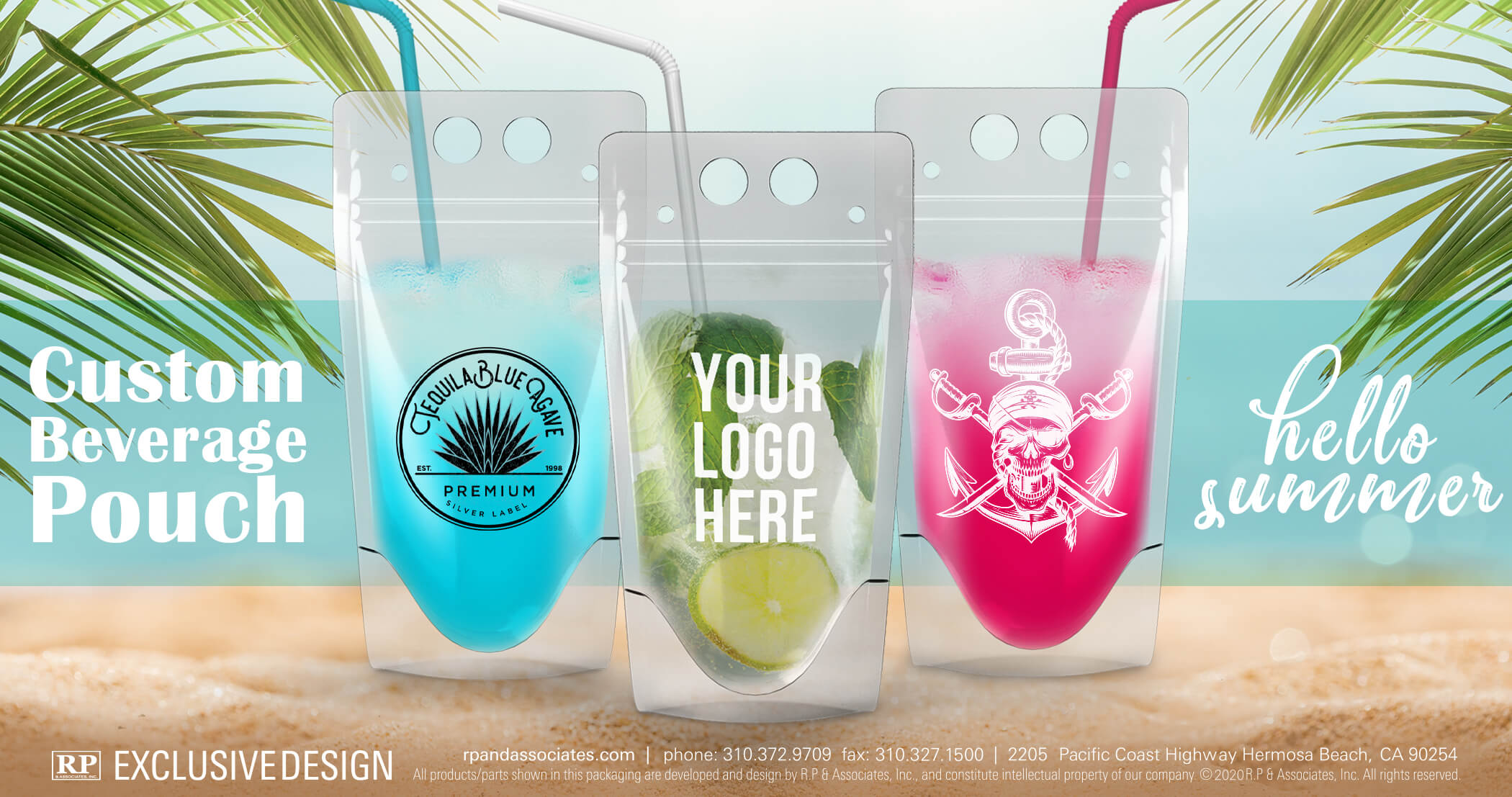 Imprinted Drink Pouches