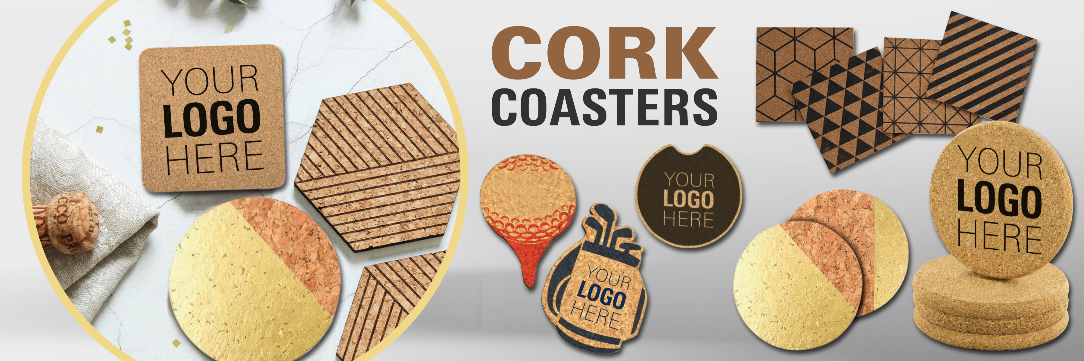 Branded Cork Coasters