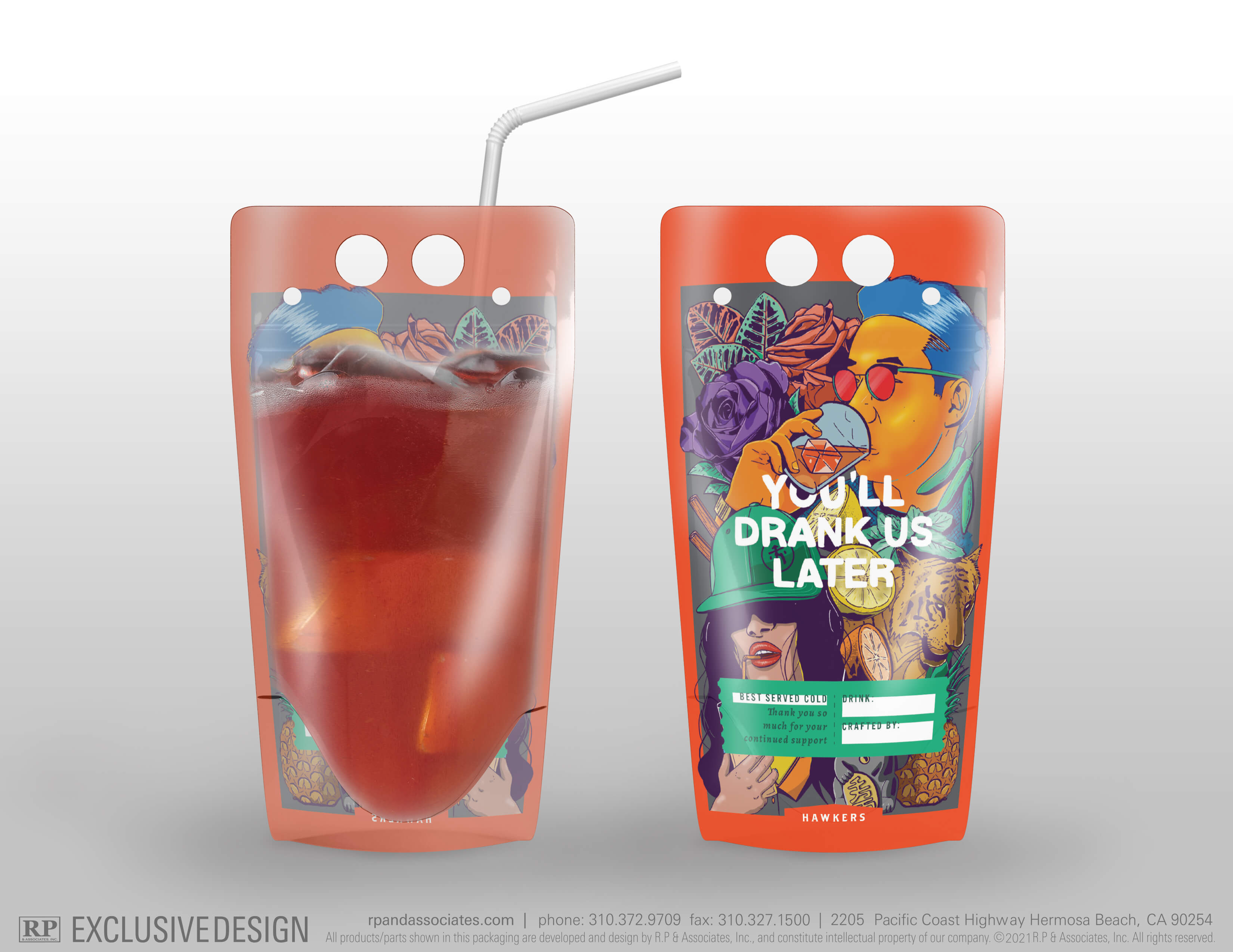 Imprinted Drink Pouches