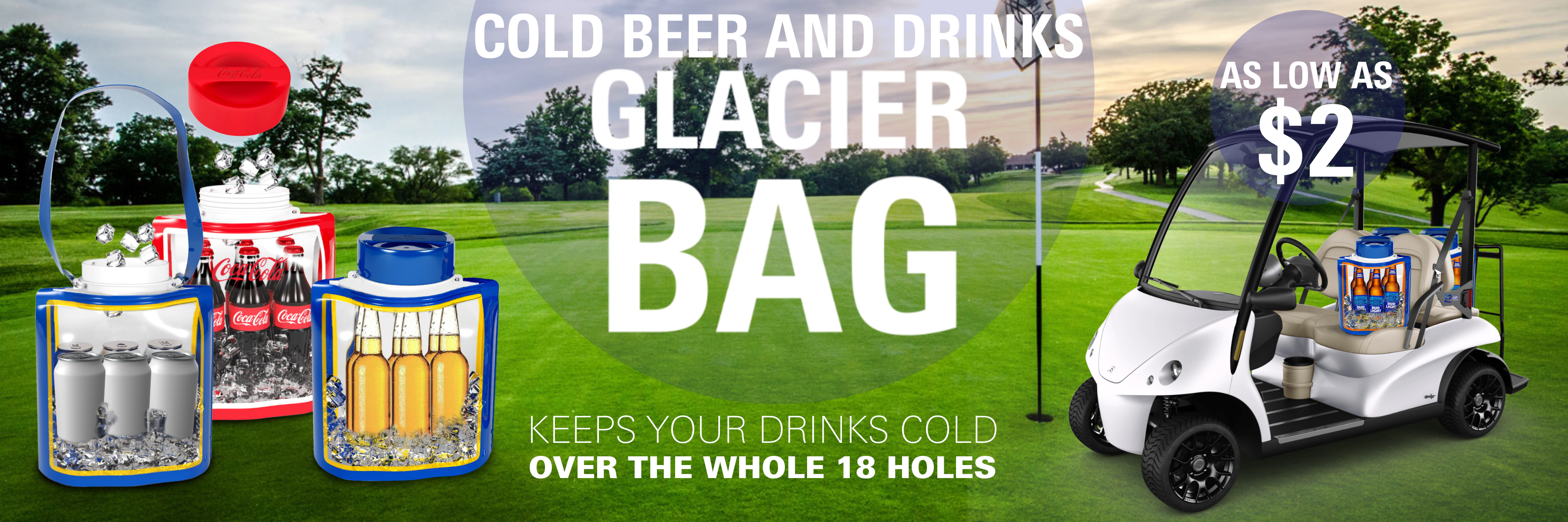 glacier bag golf course