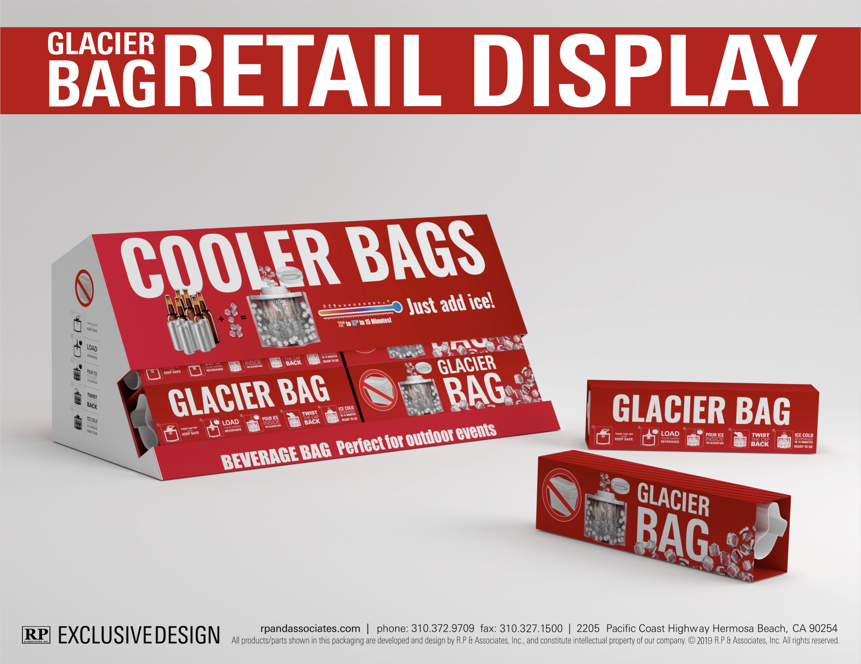 glacier bag display