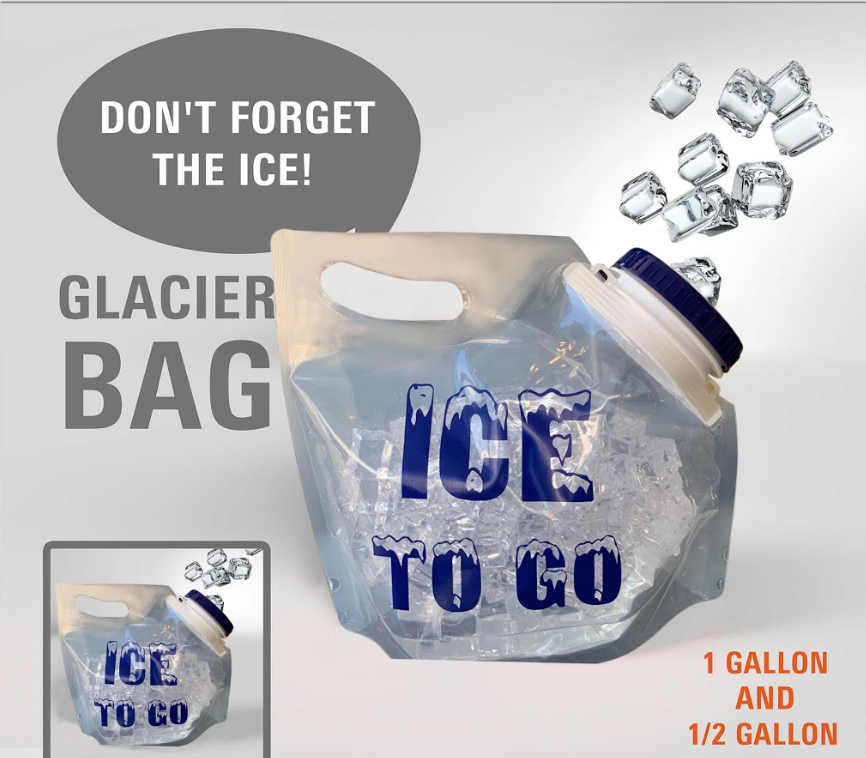 ice bag with ice