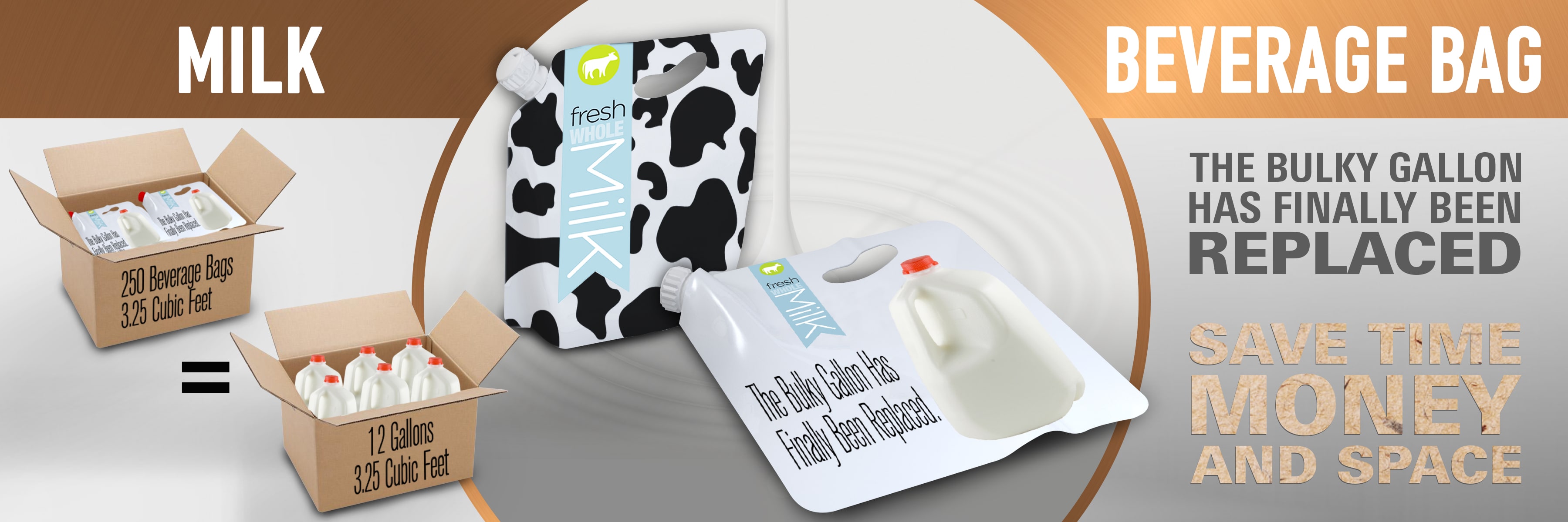 milk beverage bags