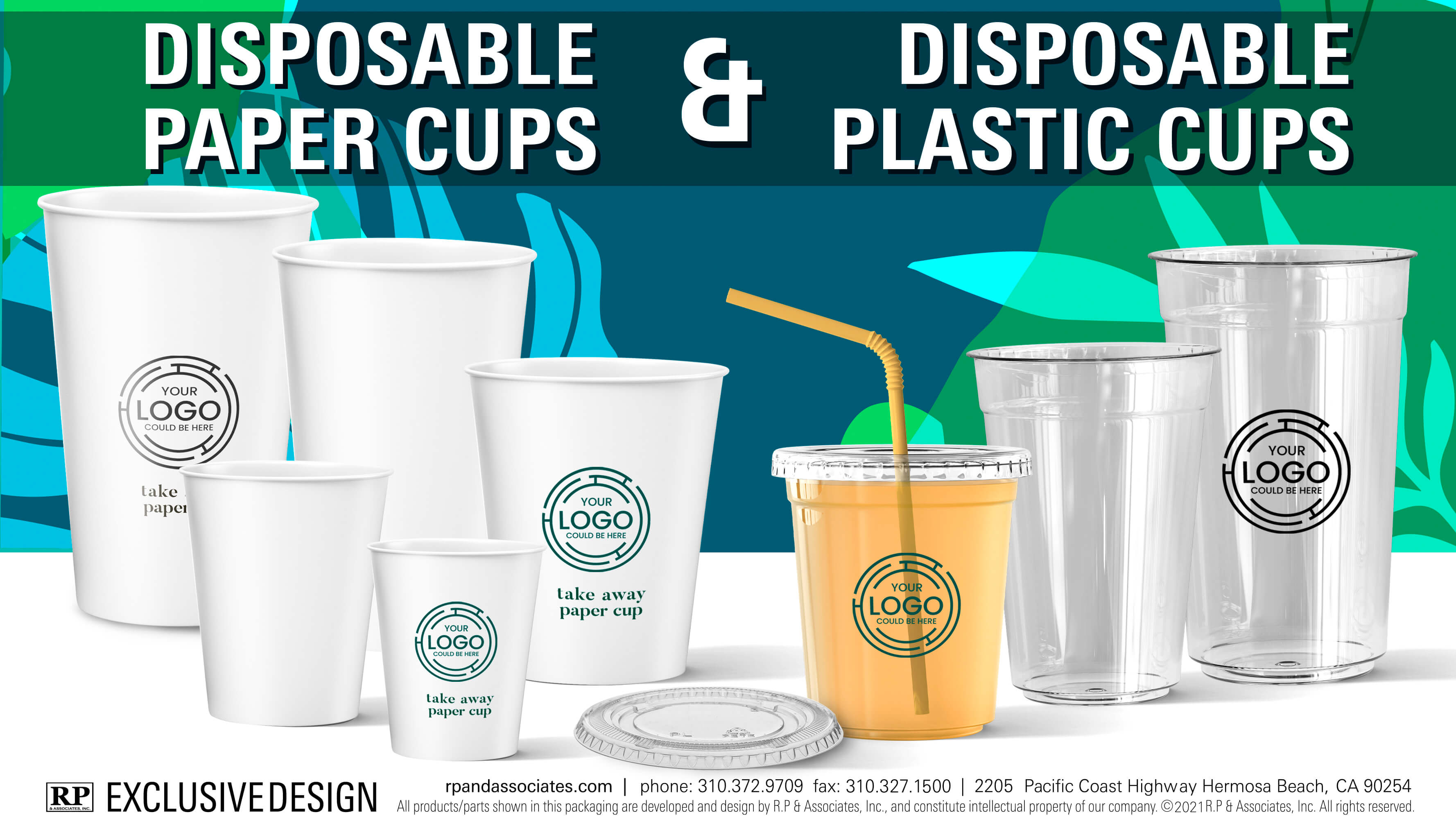 Disposable Plastic Paper Cups Banner 1