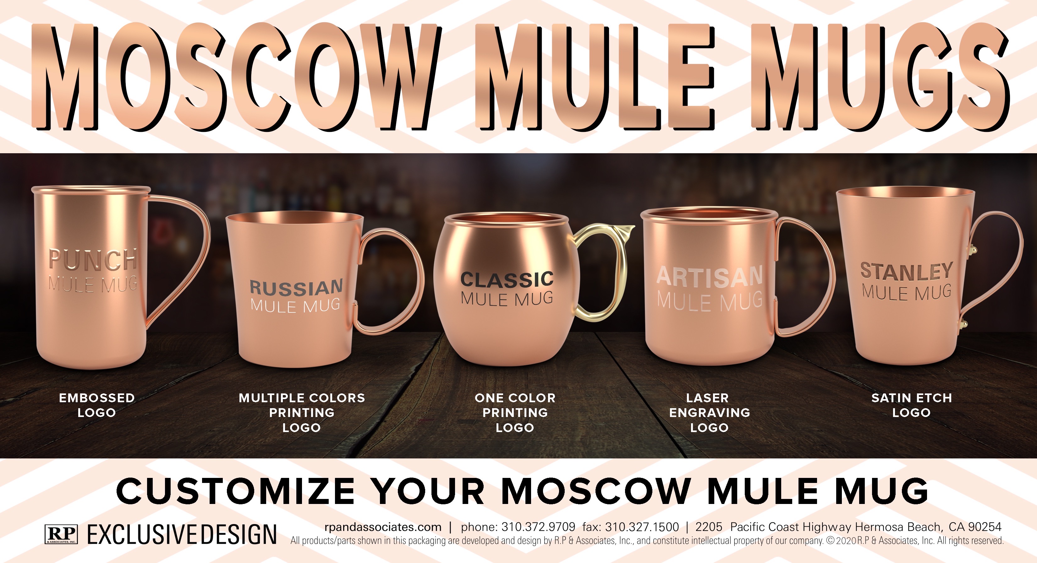 various moscow mule mugs
