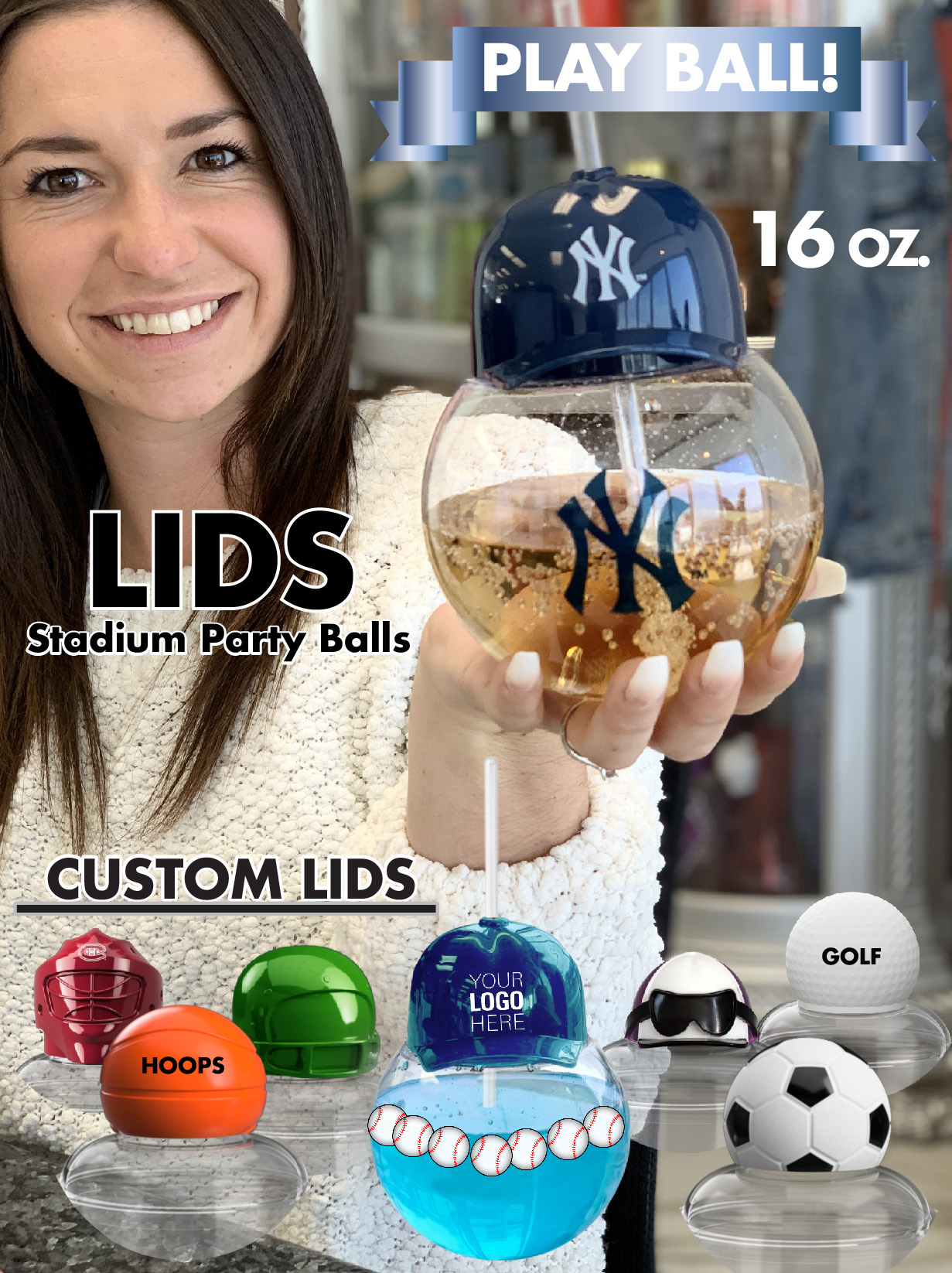 Lids Party Ball Flyer