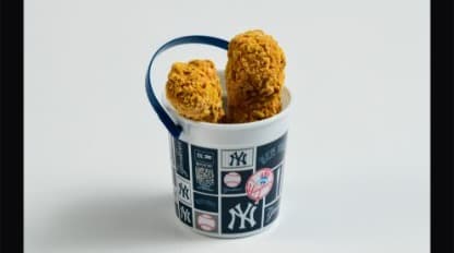 Yankee Stadium mini dessert chicken bucket