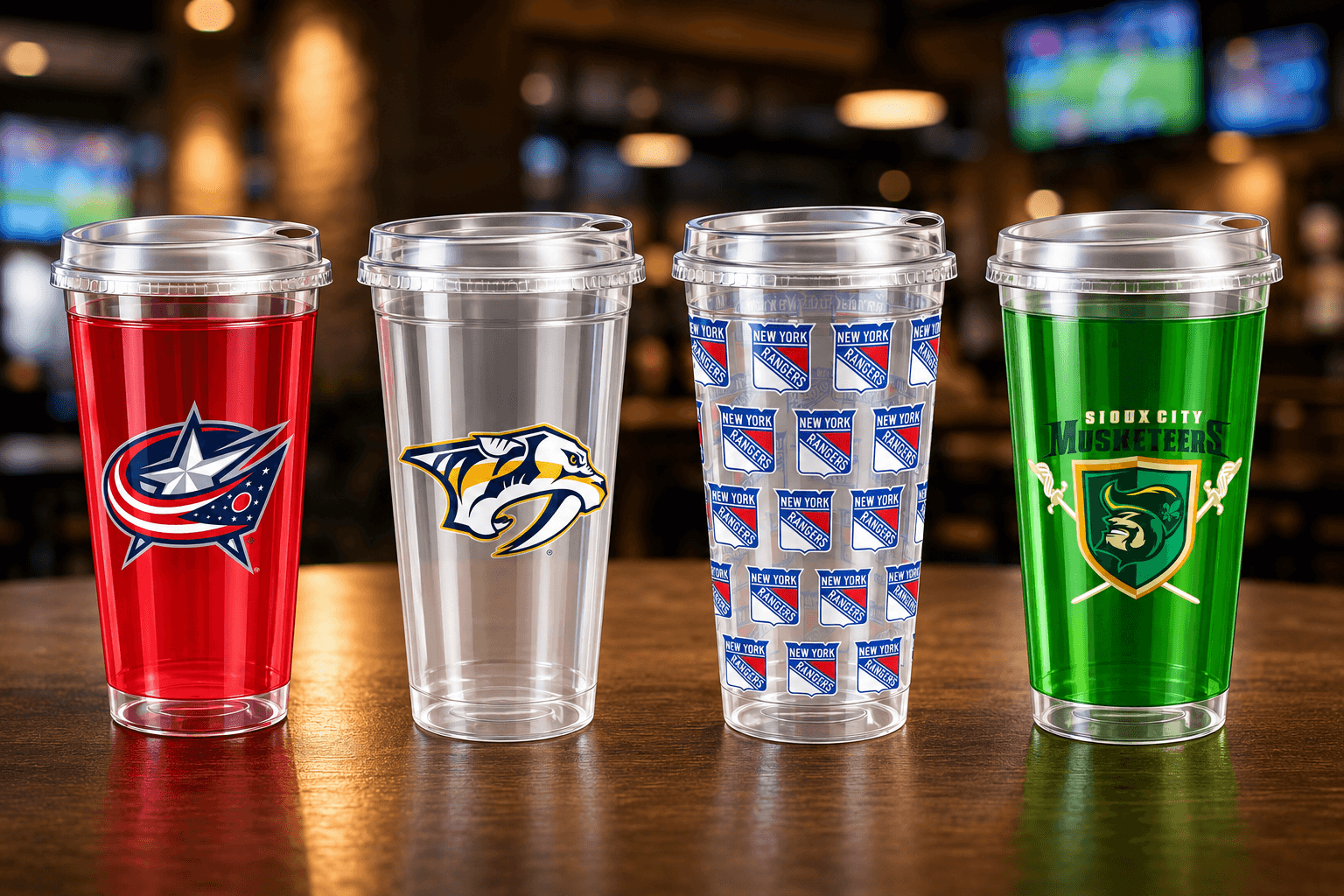 Eco-Friendly PET Stadium Cups