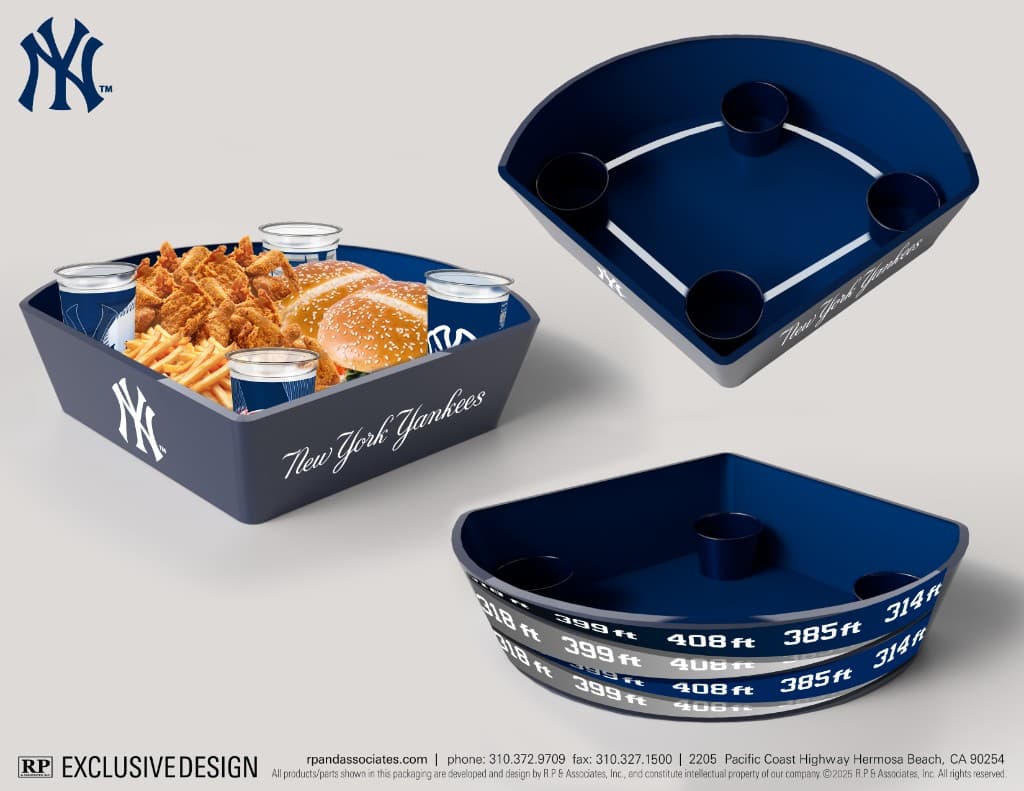 Baseball Stadium Tray