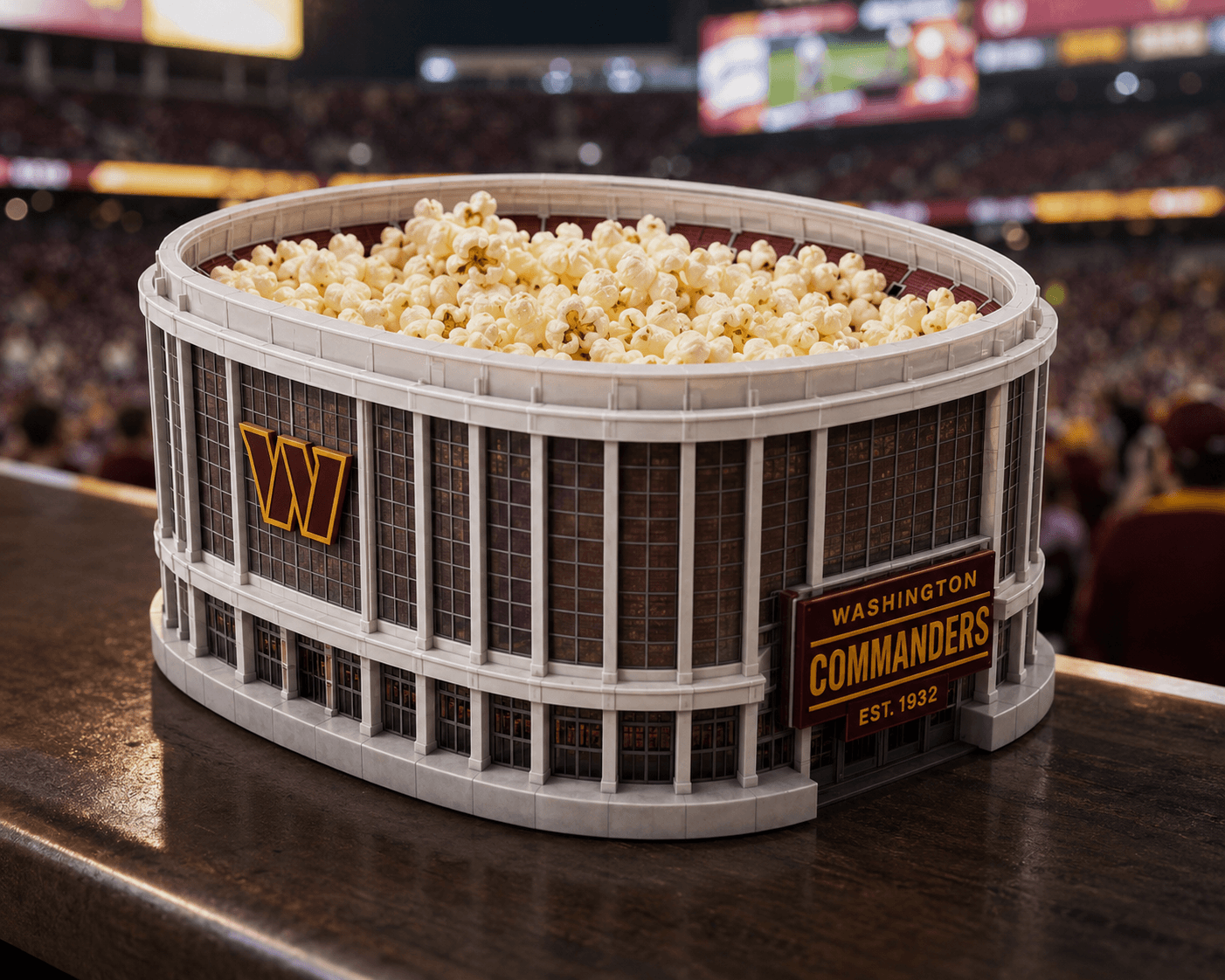 Stadium-Shaped Concessions Bucket